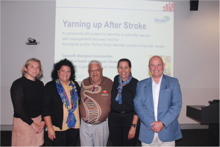 Photo taken at the Yarning up After Stroke Tamworth project launch